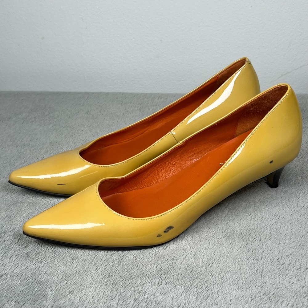 Cole Haan Juliana Women's Patent Leather golden mustard nike air.  size6.5